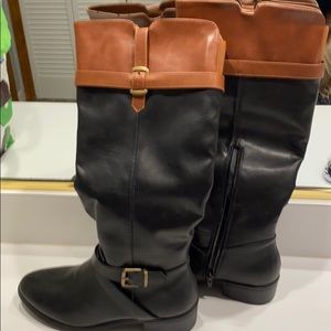 Boots black and brown